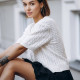 Кардиган в стилі H&M молочний