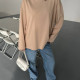 Лонгслів unisex з вишивкою бежевий 