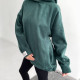 Худі unisex оверсайз смарагдове 