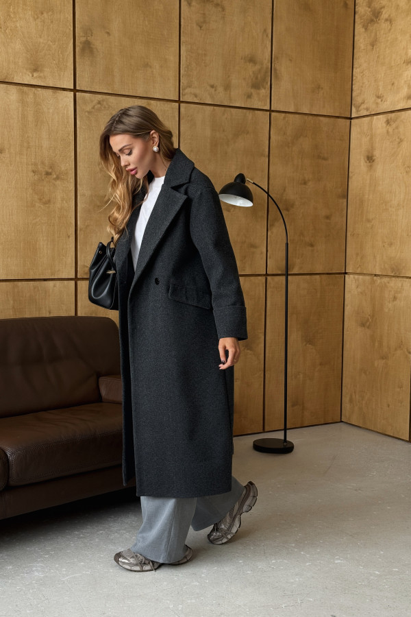 Пальто Éclat Coat сіре