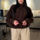 Кофта unisex  шоколадна